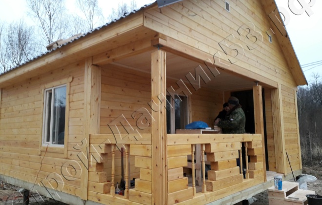 2 Брусовая баня 6×6, 36 м², Московская область, Подольский район, микрорайон Климовск (6)